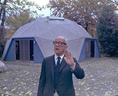 Bucky Tallking in Front of Dome